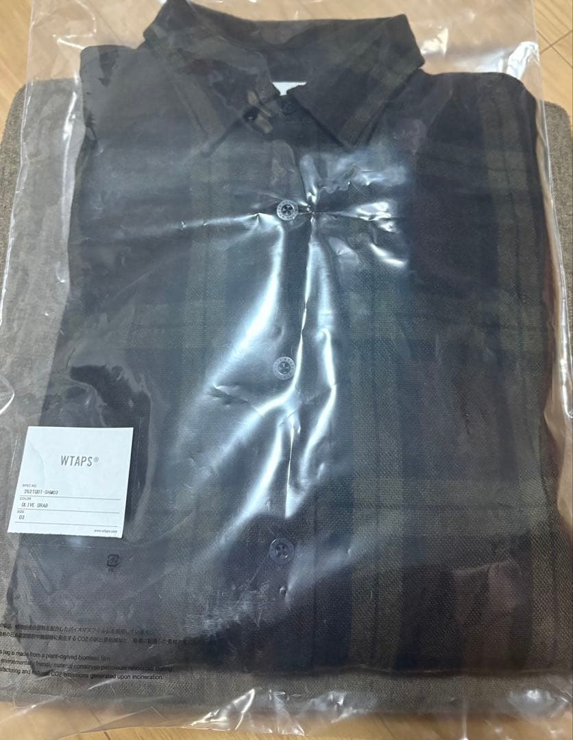 WTAPS TXT 01 LS WOPL. Tweed Lサイズ - メルカリ