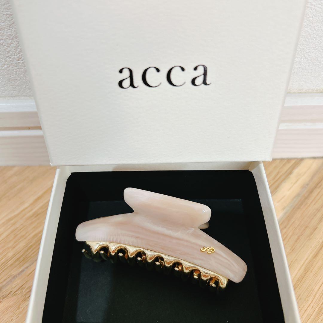 アッカ acca ヘアクリップ マーブルピンク　M accaアッカ クリップ マーブル S - メルカリ
