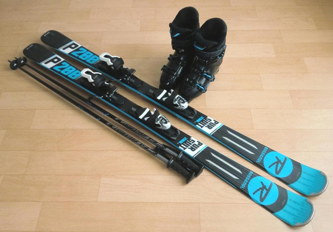 ■■送料無料■ロシニョール■メンズスキーフルセット■板156靴26■メンテ付■■ ROSSIGNOL（ロシニョール） スキー 4点セット メンズ 19-20 REACT R2