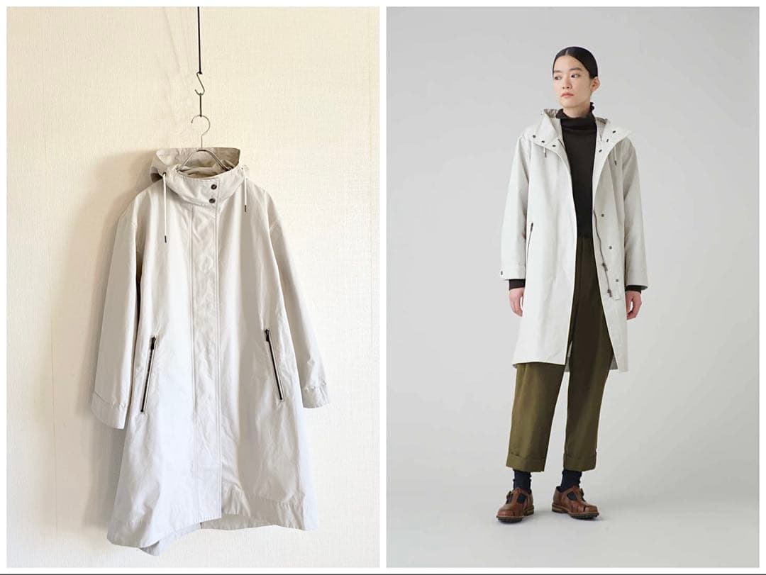 定価93500円 マーガレットハウエル 2023 プルーフドコットン コート PROOFED COTTON POPLIN | MARGARET HOWELL（マーガレット・ハウエル