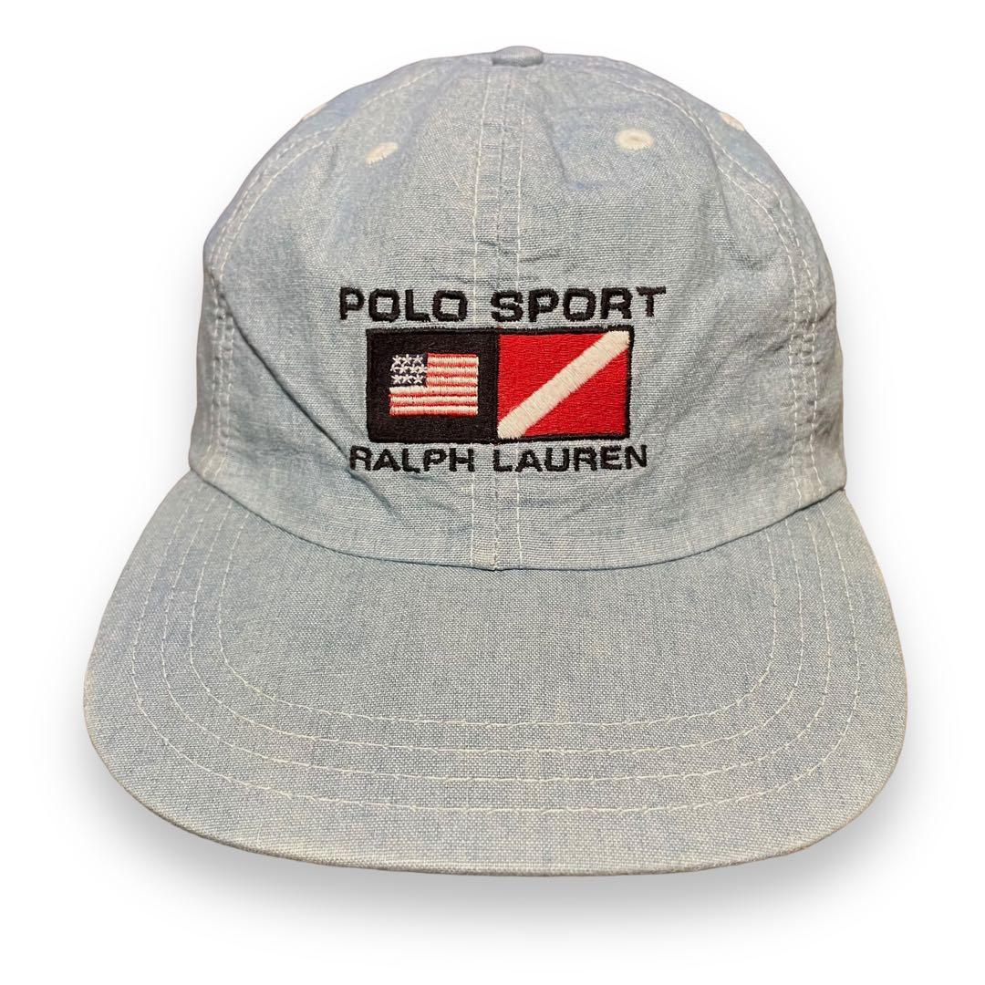 希少】 90年代 POLO SPORT ポロスポーツ キャップ USA製 - メルカリ
