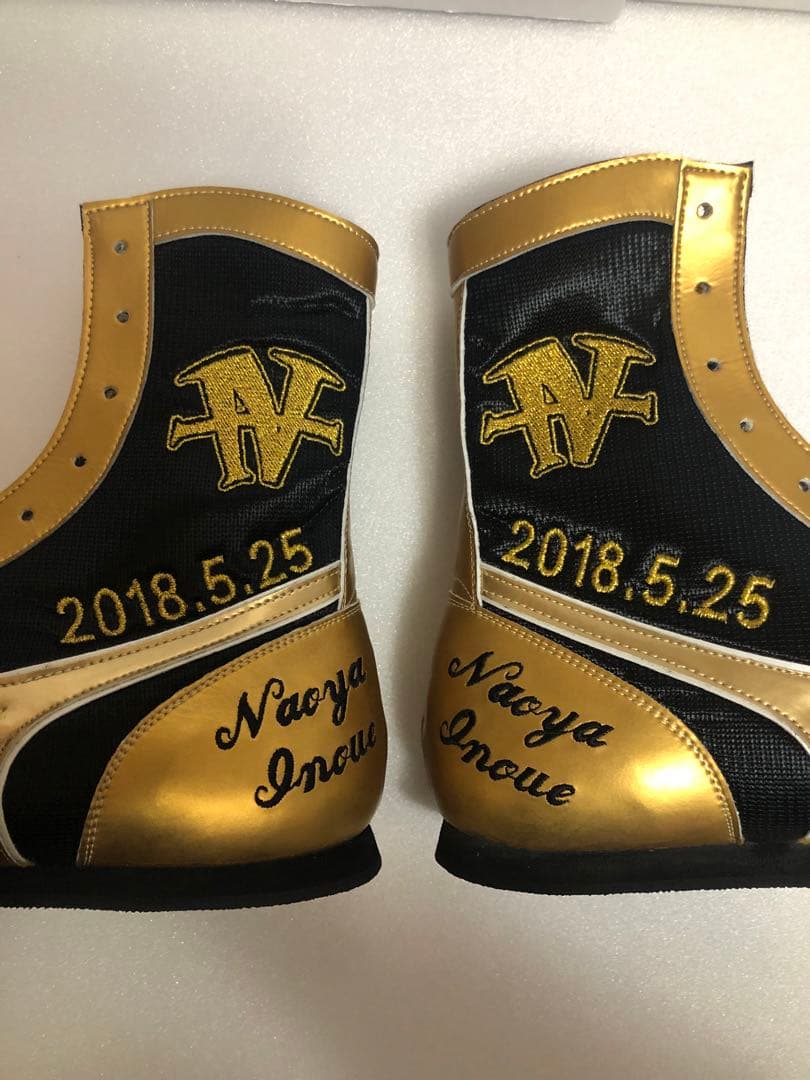 希少❗️10足限定‼️【井上尚弥選手レプリカシューズ】2018年3階級制覇