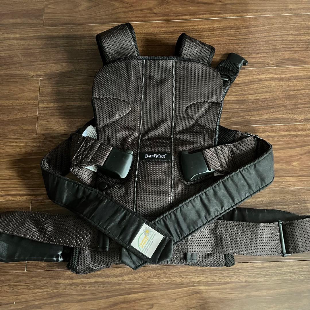 美品　BABYBJÖRN 抱っこ紐 ブラウン　ONE MESH ベビービョルン one kai air 抱っこ紐 おんぶ紐 Babybjorn - メルカリ