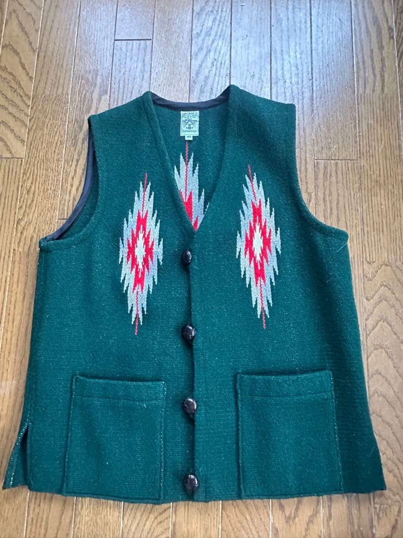 (極美品) チマヨベスト　ORTEGA's サイズ40 ORTEGA'S（オルテガ） チマヨベスト 40サイズ ターコイズグリーン