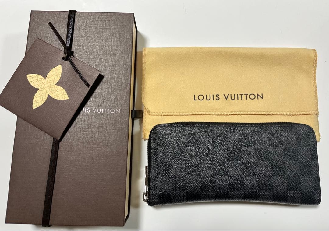 ルイヴィトンジッピーウォレット ヴェル ティカル 長財布 ダミエ ルイヴィトン ダミエグラフィット ジッピーウォレットヴェルティカル長