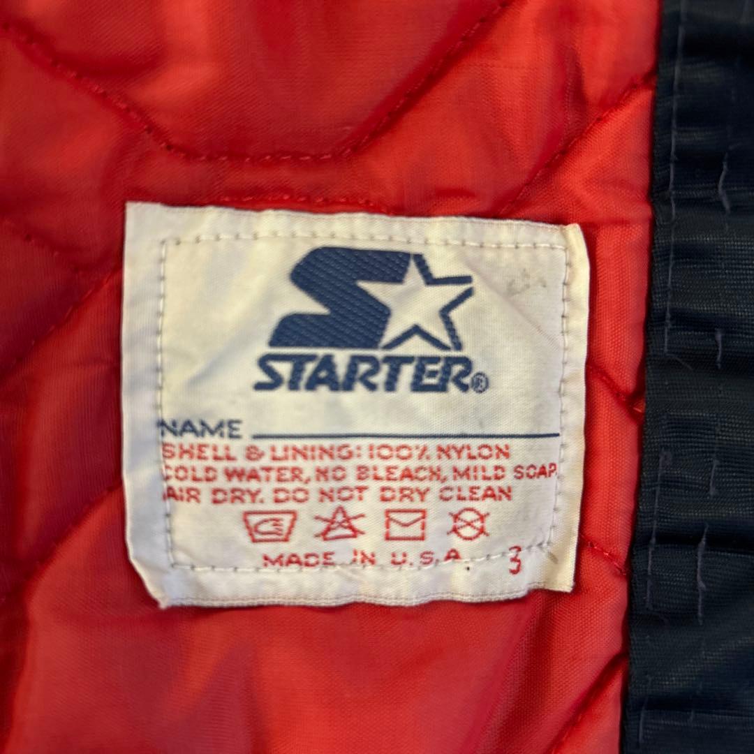 vintage! 90's indians STARTER スタジアムジャンパー - メルカリ