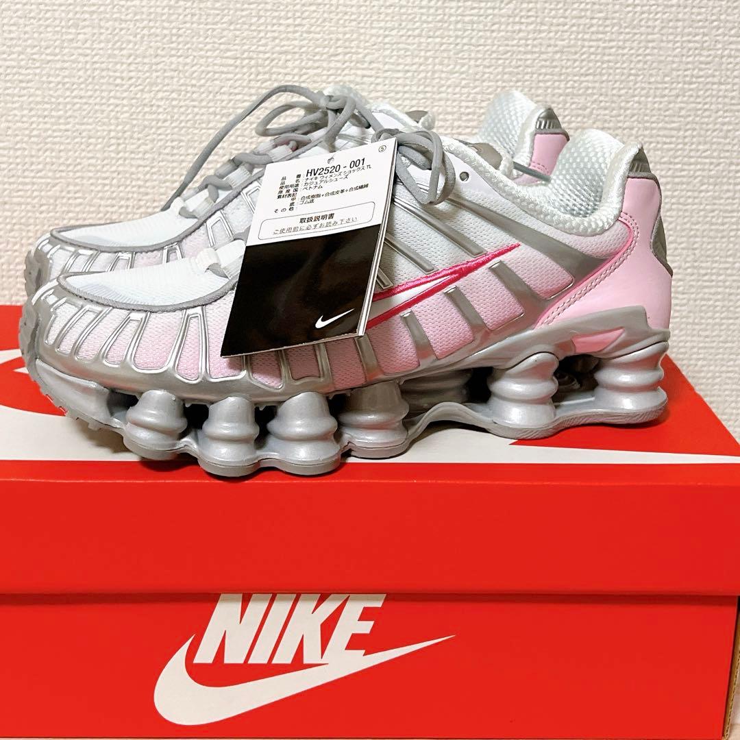 新品 Nike Shox TL WMNS シルバー ピンク 24(23〜) - メルカリ