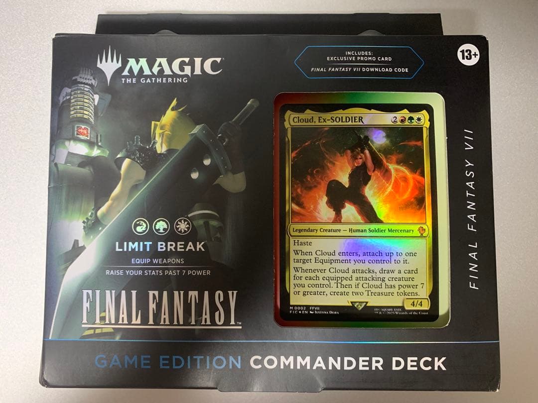【早い者勝未開封】MTG FF クラウド 統率者デッキ GAME EDITION MTG】海外限定ファイナルファンタジー統率者デッキ ゲームエディション