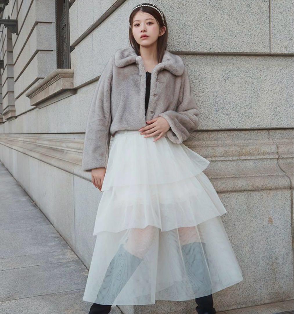 snidel チュールパニエスカート　0 SNIDEL（スナイデル） スカート チュールパニエスカート : ZOZOTOWN