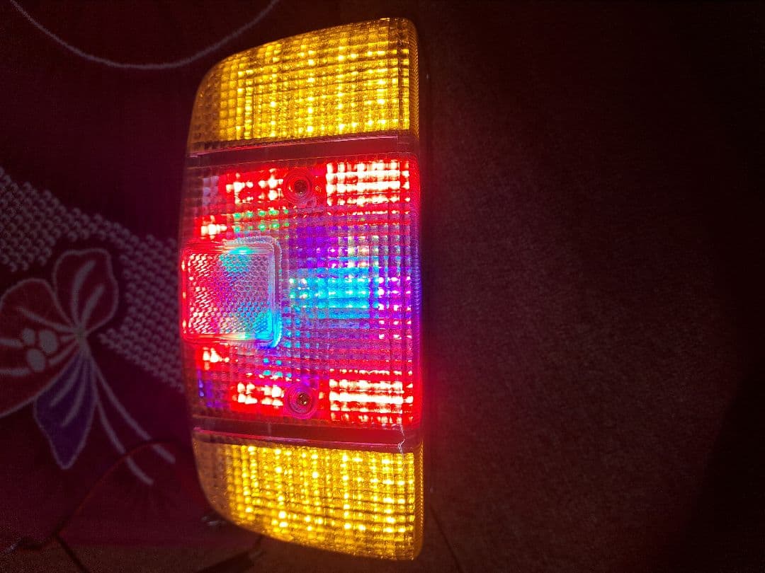 CBX400F 流れるようなled テールランプ　ledウィンカー　2セット B品 CBX風ウインカー一体型テールランプ（4ミニ旧車CB） : HIT