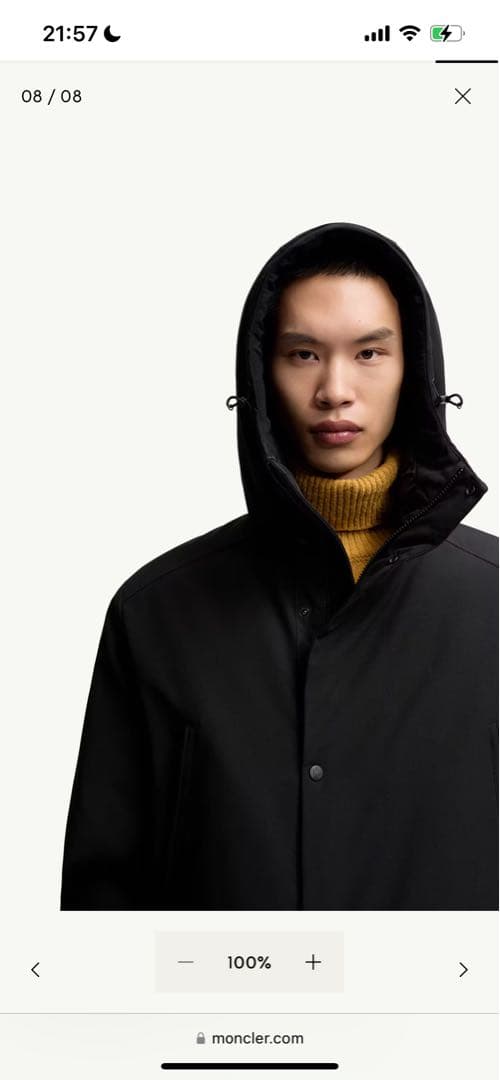 定価45万25aw現行Livradois ミドル丈ダウンモンクレール - メルカリ