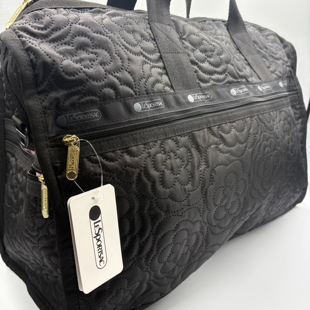 レスポートサック　パフィーブロッサムズ　ブラック　ポーチ付き 2way レスポートサック パフィーブロッサムズ ブラック ポーチ付き 2way