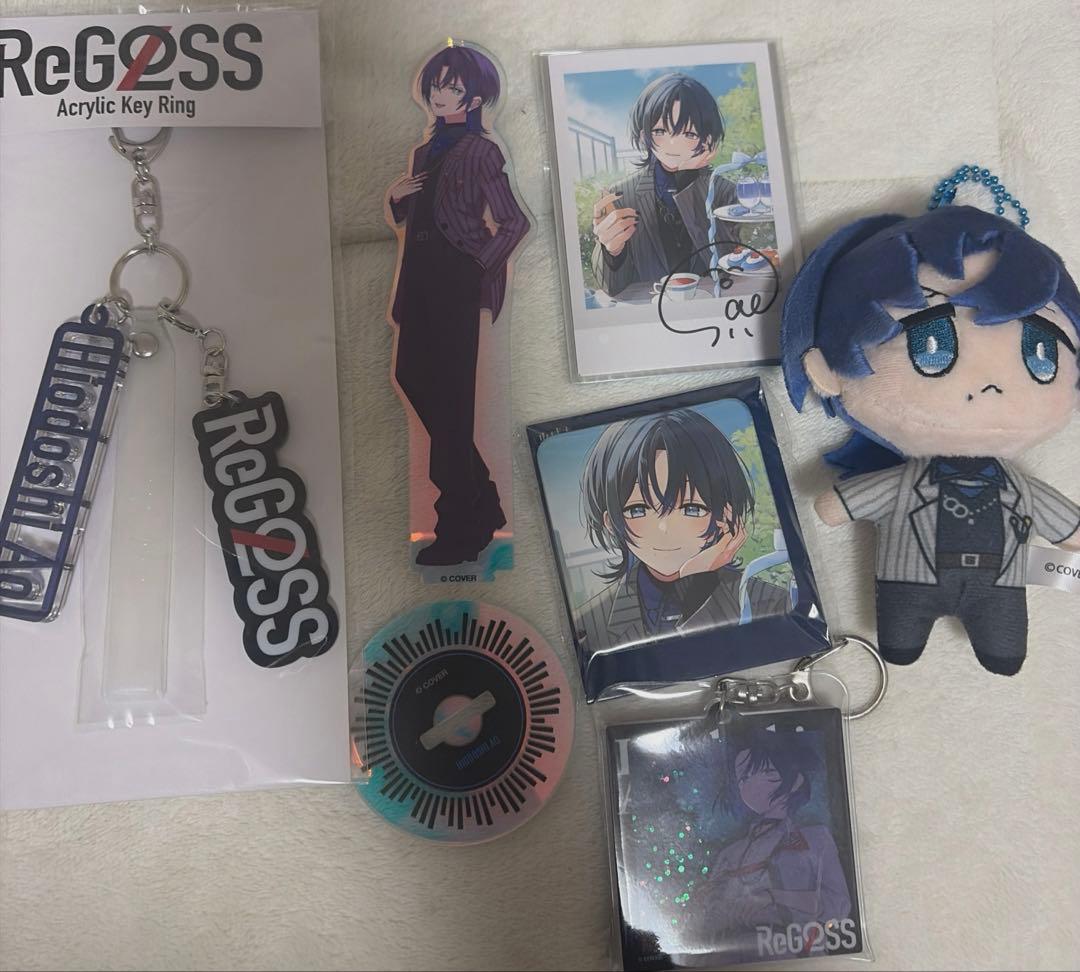 ホロライブ regloss 火威 青 セット もちろん火威青もいる！ホロライブ「ReGLOSS」一番くじの全