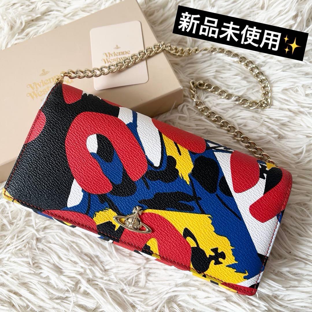 新品✨ヴィヴィアンウエストウッド　長財布　LOGOMANIA RED 32738 楽天市場】【送料無料】ヴィヴィアン 財布 長財布 ヴィヴィアン