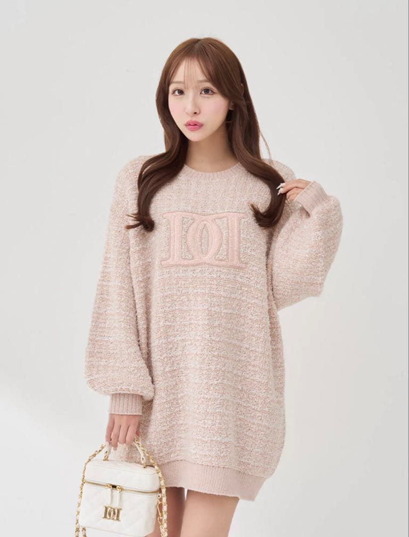 ダーリッチDDロゴツイードニットプルオーバーピンクUSED DDロゴツイードニットプルオーバー – Darich (ダーリッチ)