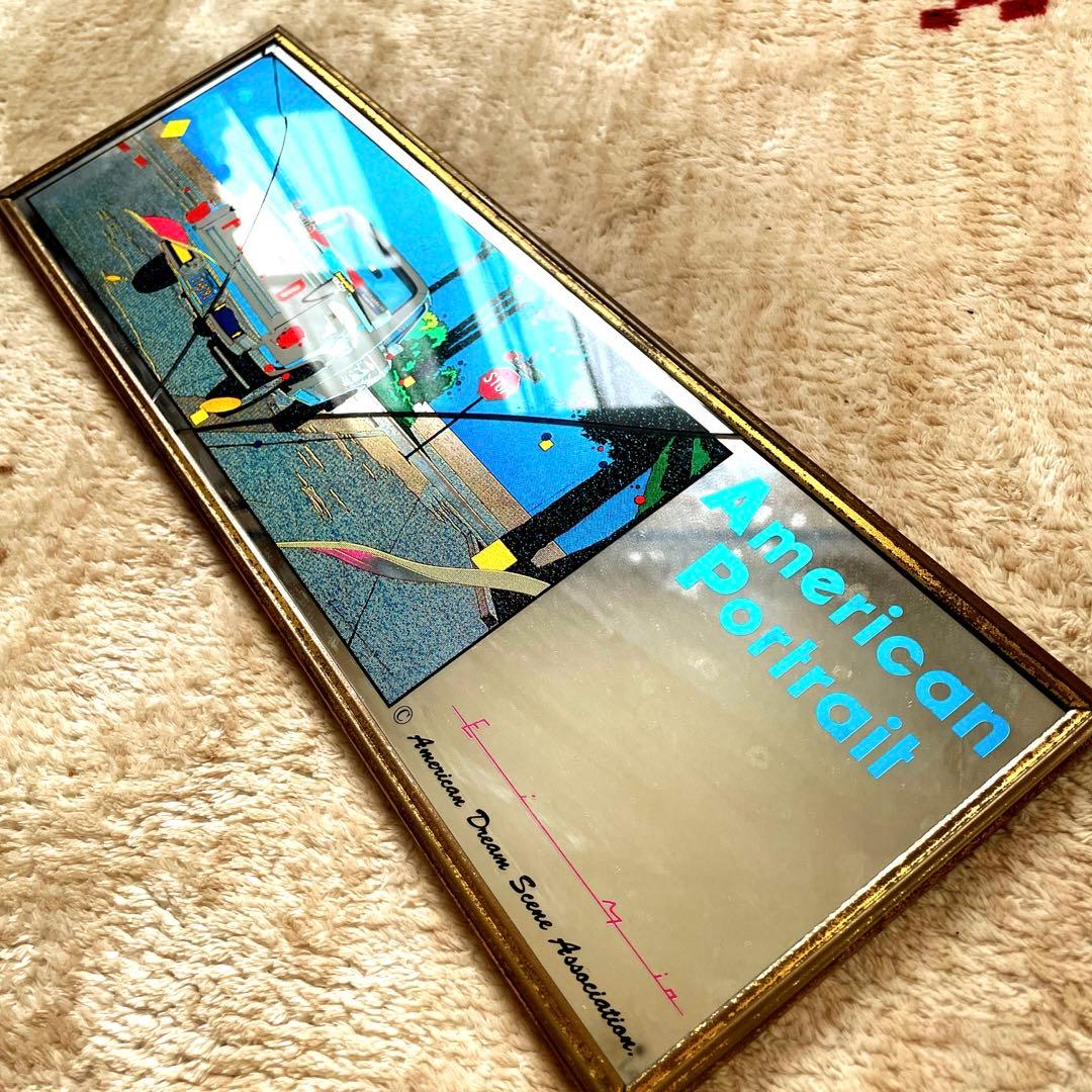 当時モノ 希少】EIZIN SUZUKI 鈴木英人 インテリア ミラー - メルカリ