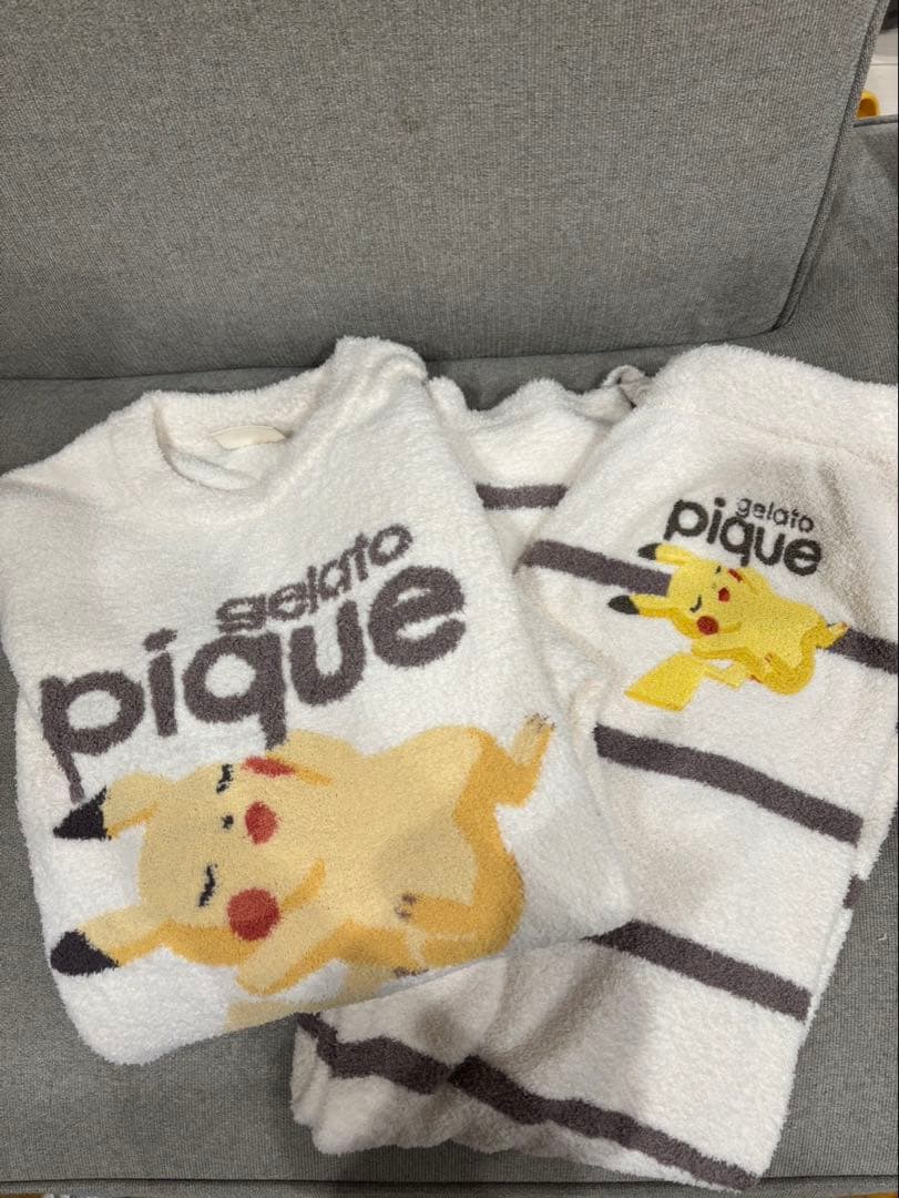 gelato pique ピカチュウ ルームウェア　上下Mサイズ gelato pique】【ベビー】ジェラート ピカチュウロンパース 70/80