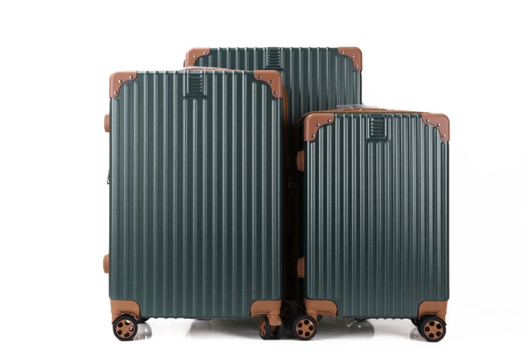 軽量Lサイズ　静音8輪　キャリーバッグ　スーツケース　キャリーケース　グリーン FANCY WONDERLAND スーツケース l 拡張 キャリーケース lサイズ