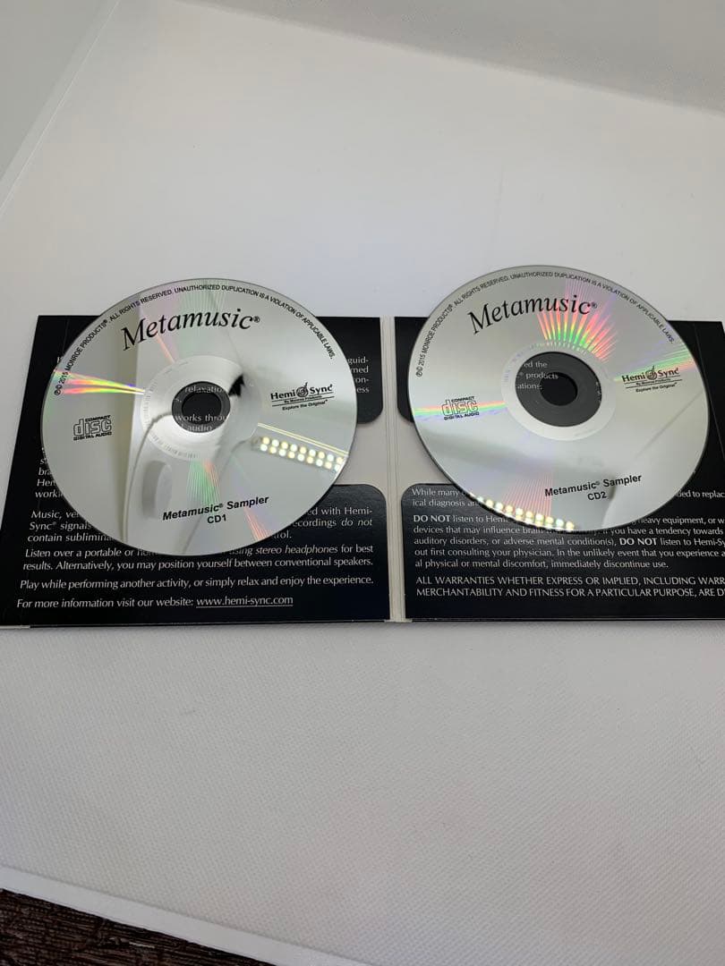 体外への旅サポート用日本語版ヘミシンクCD6枚 Metamusicspler2枚