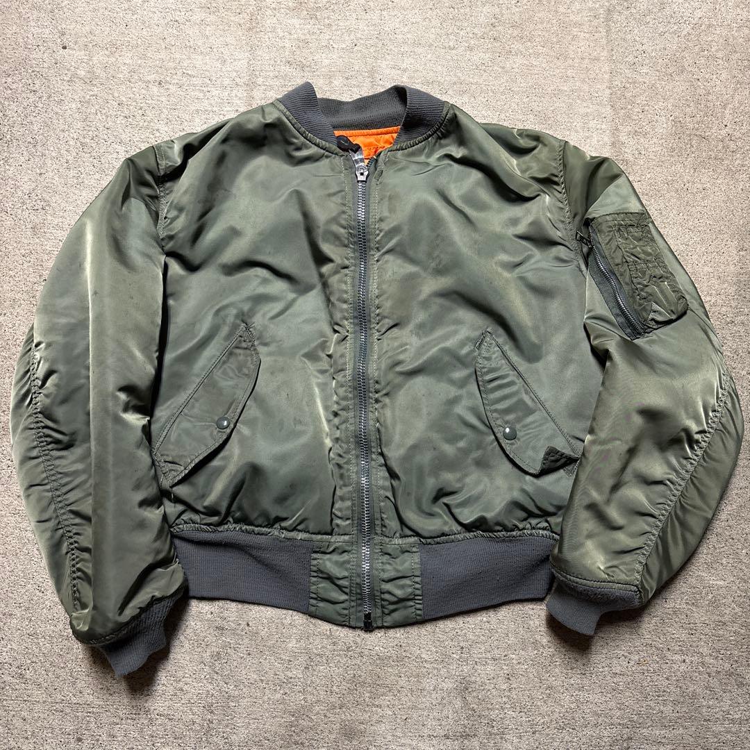 MA-1 ALPHA 80s〜90s USA製 旧タグ 3本線 短丈 MA-1 ALPHA 80s〜90s USA製 旧タグ 3本線 短丈 - メルカリ