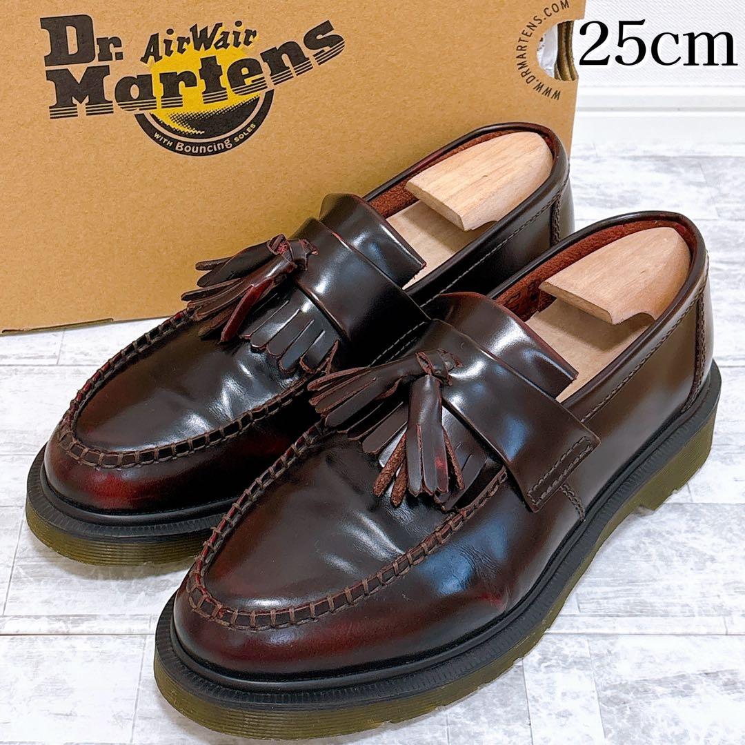 ドクターマーチン エイドリアン タッセルローファー UK6 チェリー