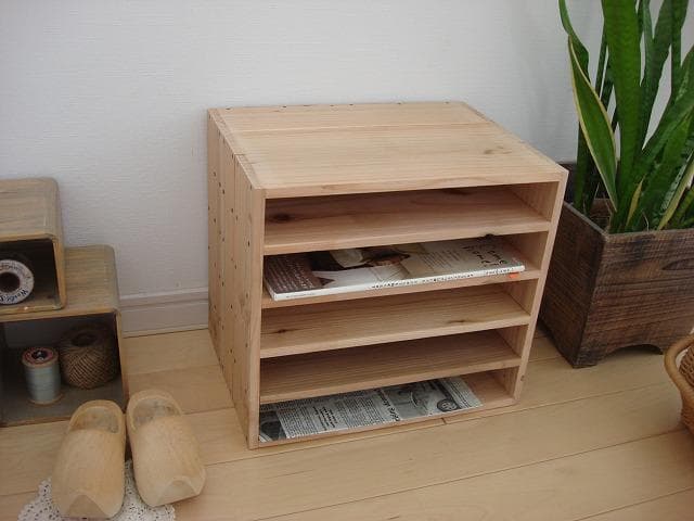 あさり★送料無料★B4木製5段書類棚 liberty_ta108-83265-9