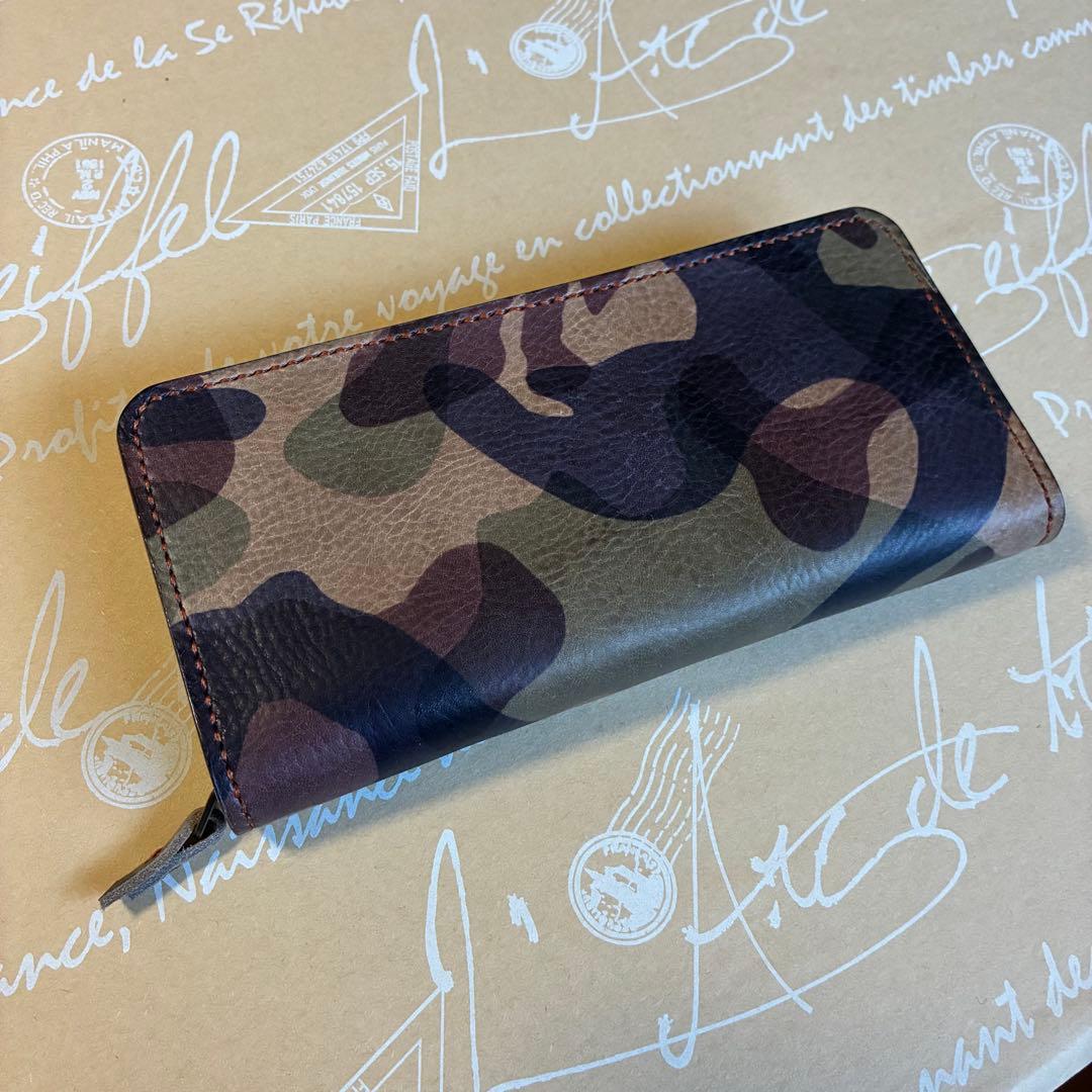 E32 E33 BIG5【エルヴァケーロ　本革】　ウォレット 財布職人が最小の限界に挑んだラウンドジップ「エルヴァケーロレザーの