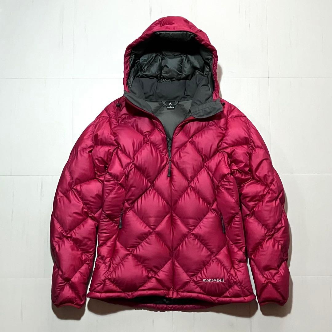 mont-bell モンベル ライトアルパインダウンパーカ　チェリーレッド　Ｌ mont-bell】ライトアルパインダウンパーカ L チェリーレッド 軽量