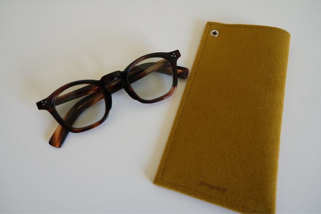 guepard ギュパール gp-25 サングラス　メガネ　眼鏡べっ甲 GARDEN TOKYO 伊達メガネ メガネ 眼鏡 guepard/ギュパール/GP-05L /PP