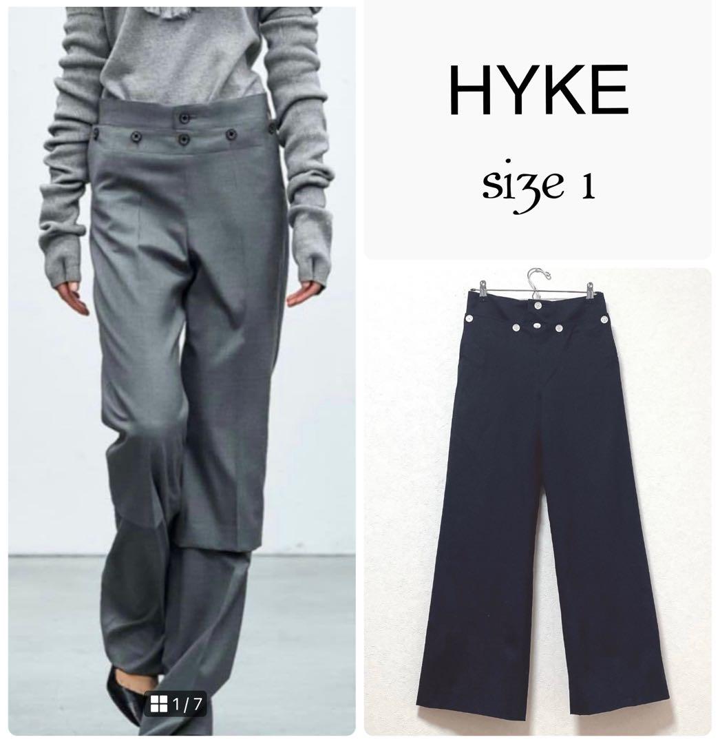 美品✨HYKE ワイドパンツ マリンパンツ HYKE（ハイク） | マリン ワイドパンツ | 2 | ブラック | レディース