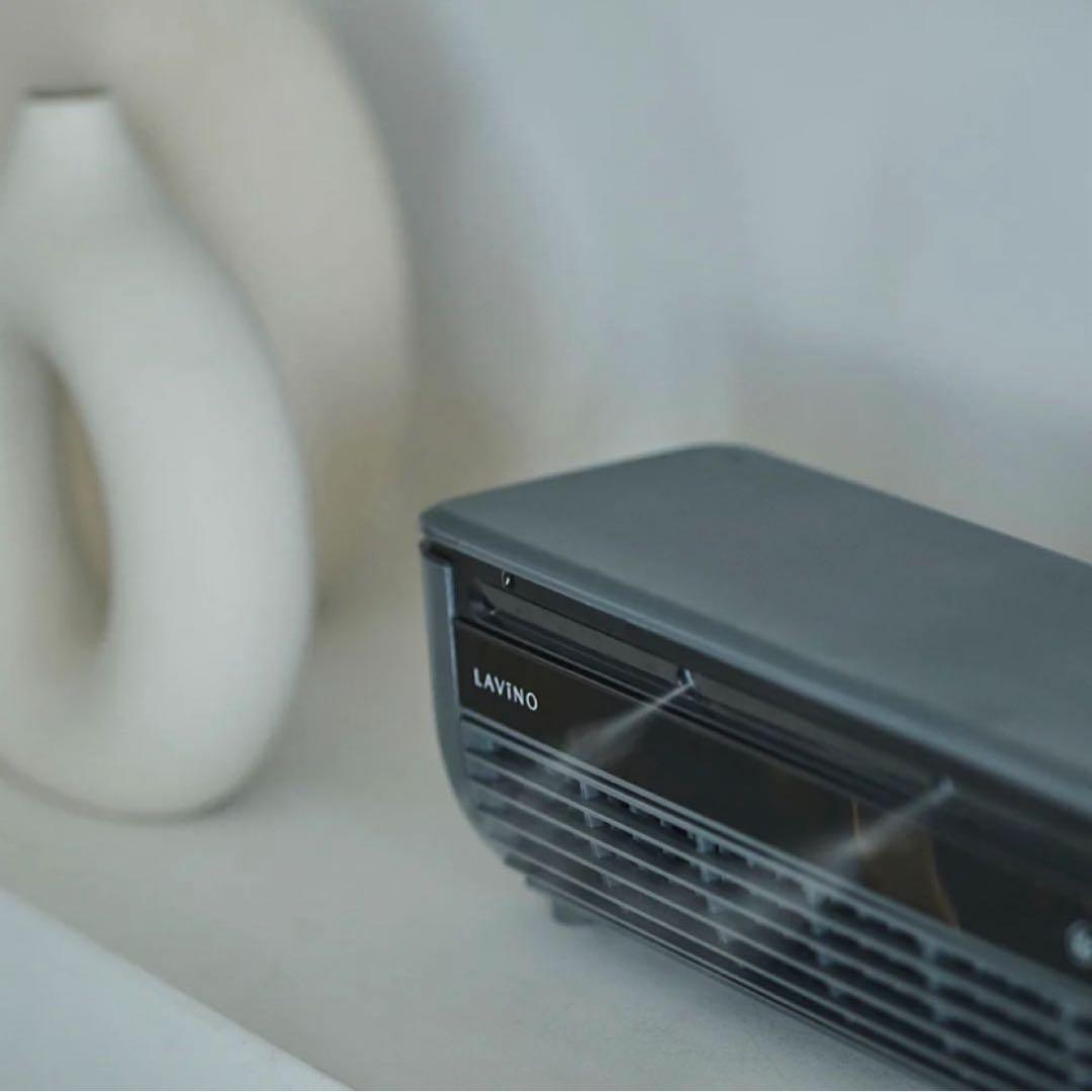 【送料無料】LAVINO　クールエアーミスト　ミニエアコン　ブルーグレイ 楽天市場】【30％OFF 2/26 13:00-3/11 01:59まで!!】冷風扇 卓上 25年