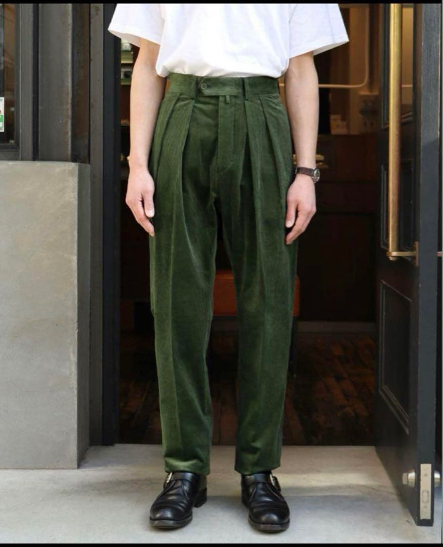NEAT CORDUROY STANDARD グリーン　パンツ　ニート　44 NEAT（ニート） コーデュロイパンツ FRENCH CORDUROY グリーン サイズ