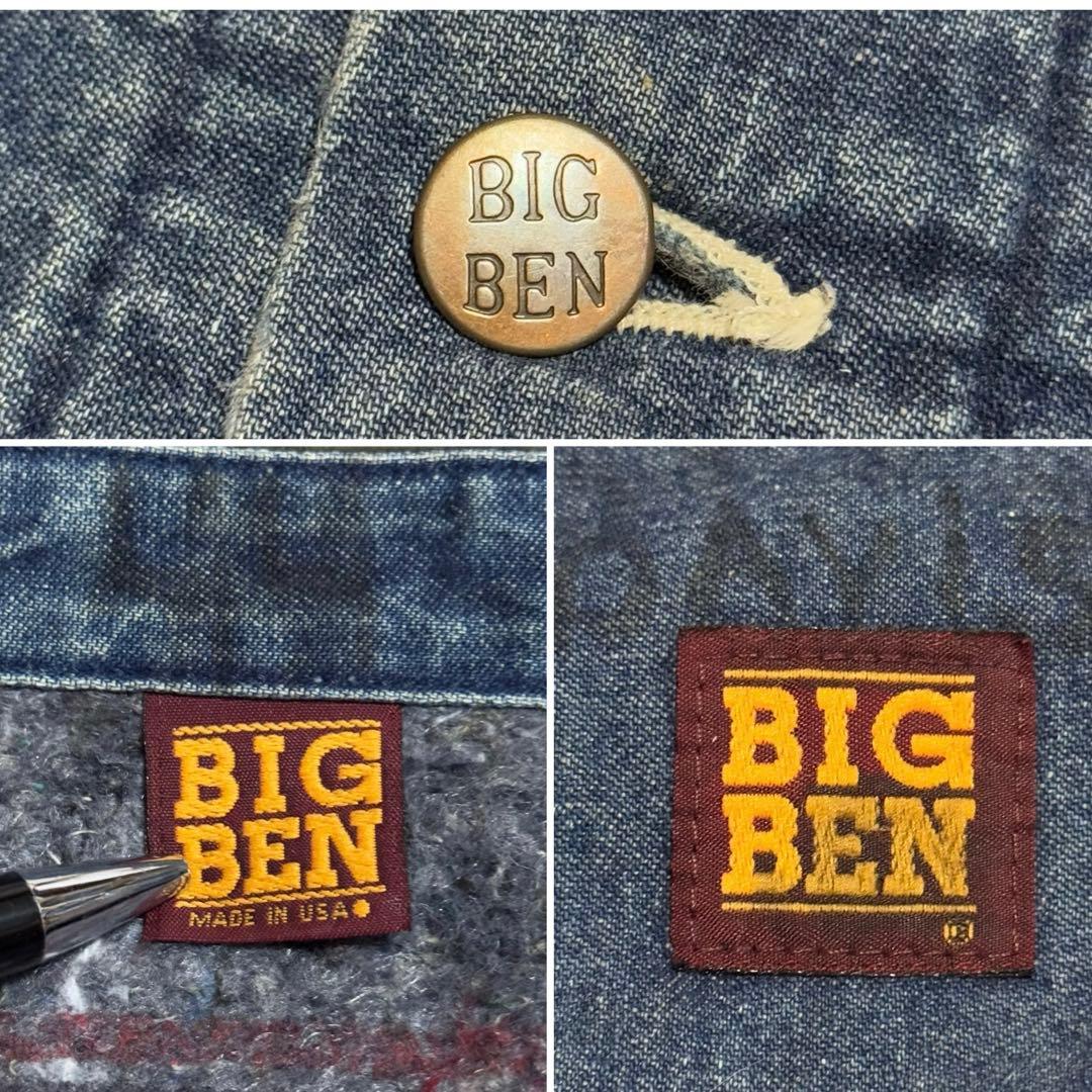 BIGBEN 70s 80s USA製 デニムカバーオール デニムジャケット - メルカリ
