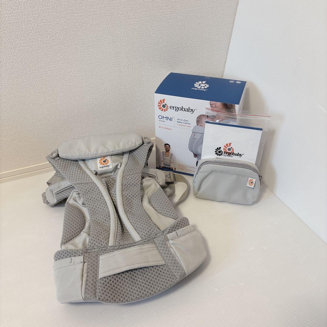 【美品】 エルゴベビー オムニブリーズ 抱っこ紐 パールグレー OMNI Breeze / パールグレー | エルゴベビー オンラインストア