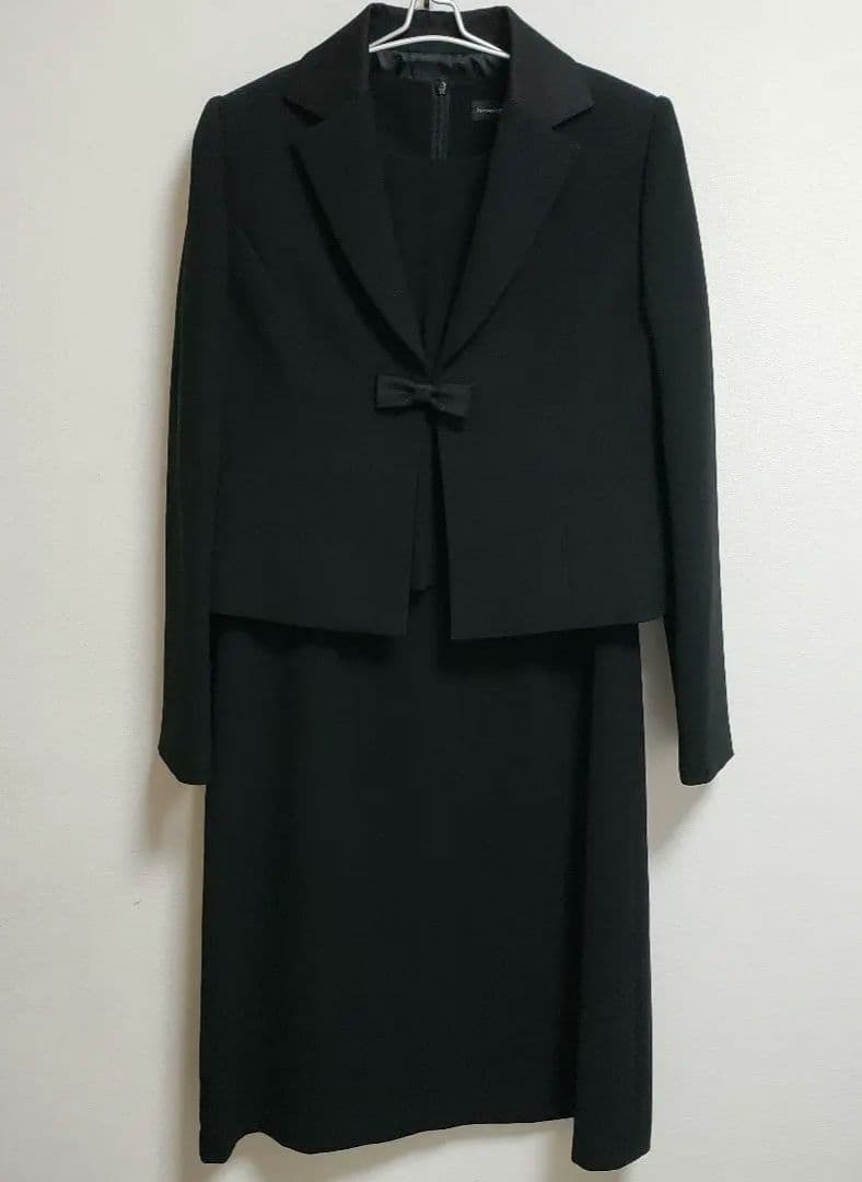 【hiromichi nakano ヒロミチナカノ】礼服　ブラックフォーマル ヒロミチナカノ】ブラックフォーマル 7AR 春夏 - メルカリ