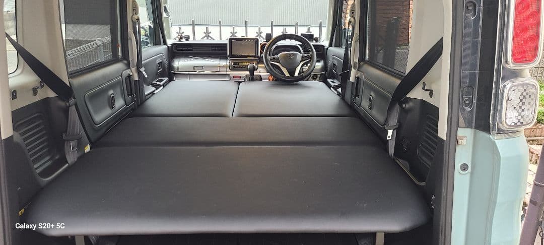 スペーシアMK53S専用ベッドキット.レザータイプ引き取り限定 スペーシア スペーシアMK53S専用 ベッドキット・レザータイプ