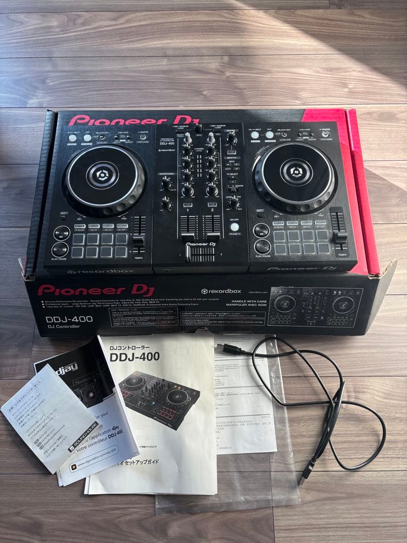 Pioneer DJ DDJ-400 DJコントローラー　箱付　フレンズ購入品 DDJ-400-HA／国内限定1,500台！D4DJ First MixよりHappy Around!の