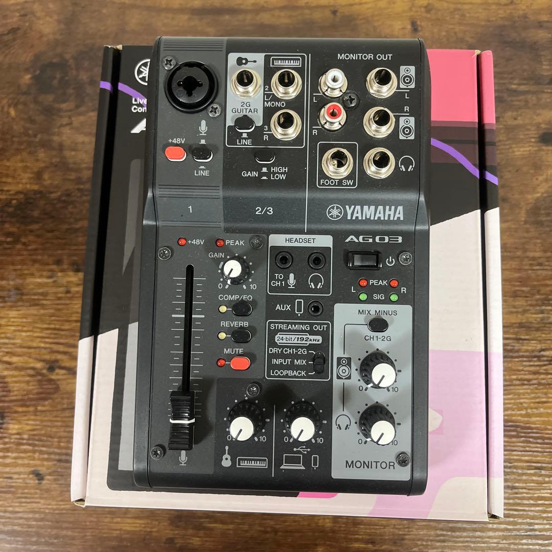 I*K様 YAMAHA AG03MK2 AG03MK2 3-Channel USB Mixer Accessories - Yamaha USA