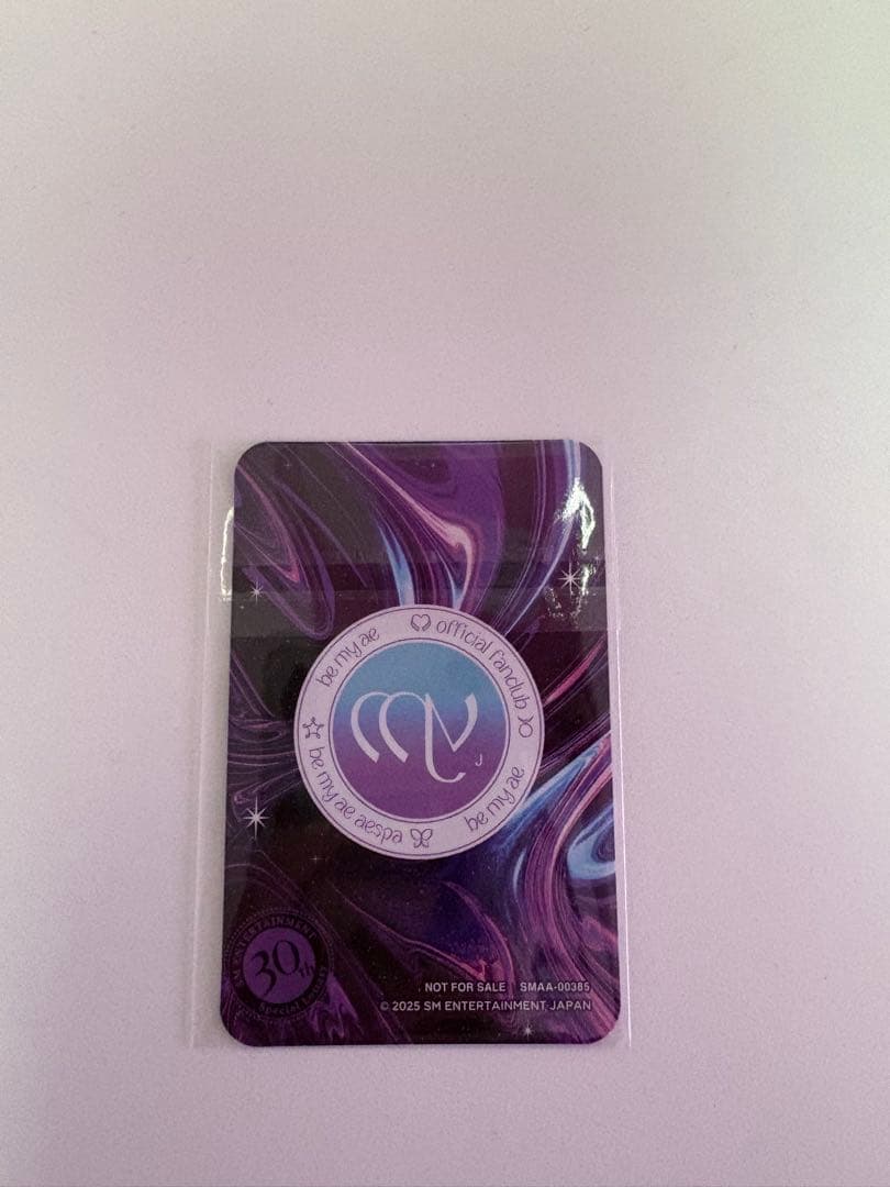 aespa SM30thJPFC限定抽選会 トレカ ジゼル