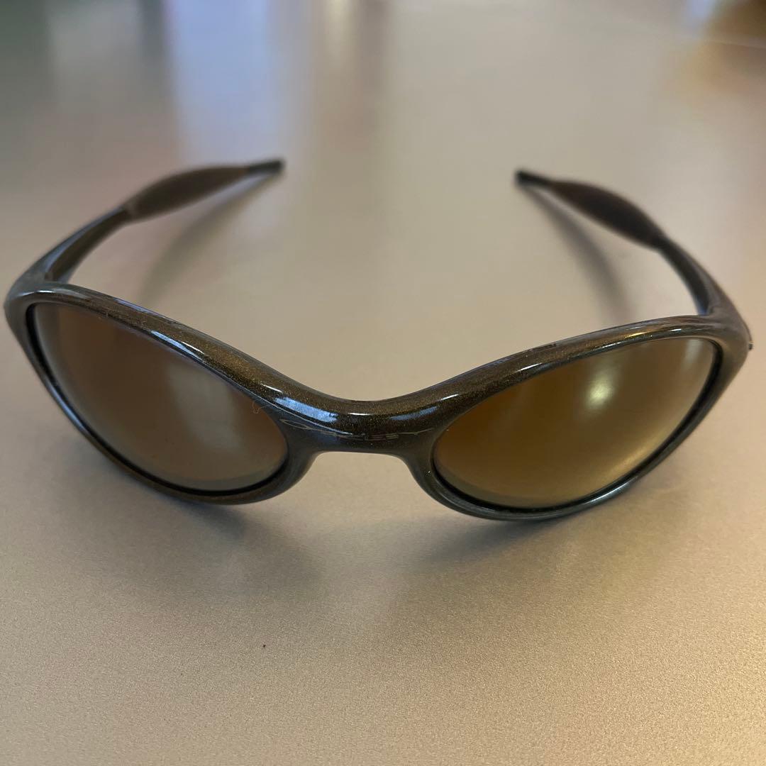 小物 Oakley Eye Jacket 90s 90's vintage OAKLEY eye jacket FUEL green gold mirror lens