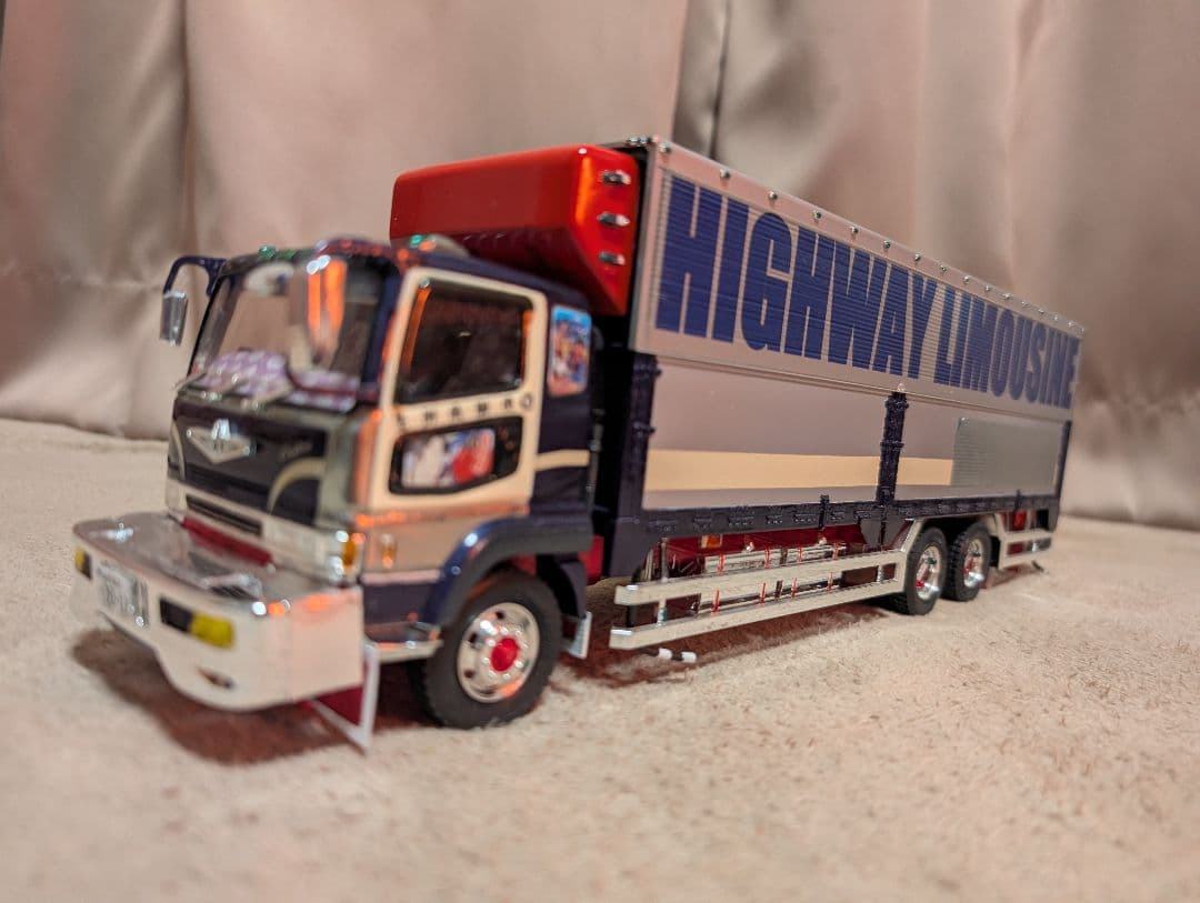 デコトラプラモデル完成品1/32 Yahoo!オークション - 1/32デコトラプラモデル完成品