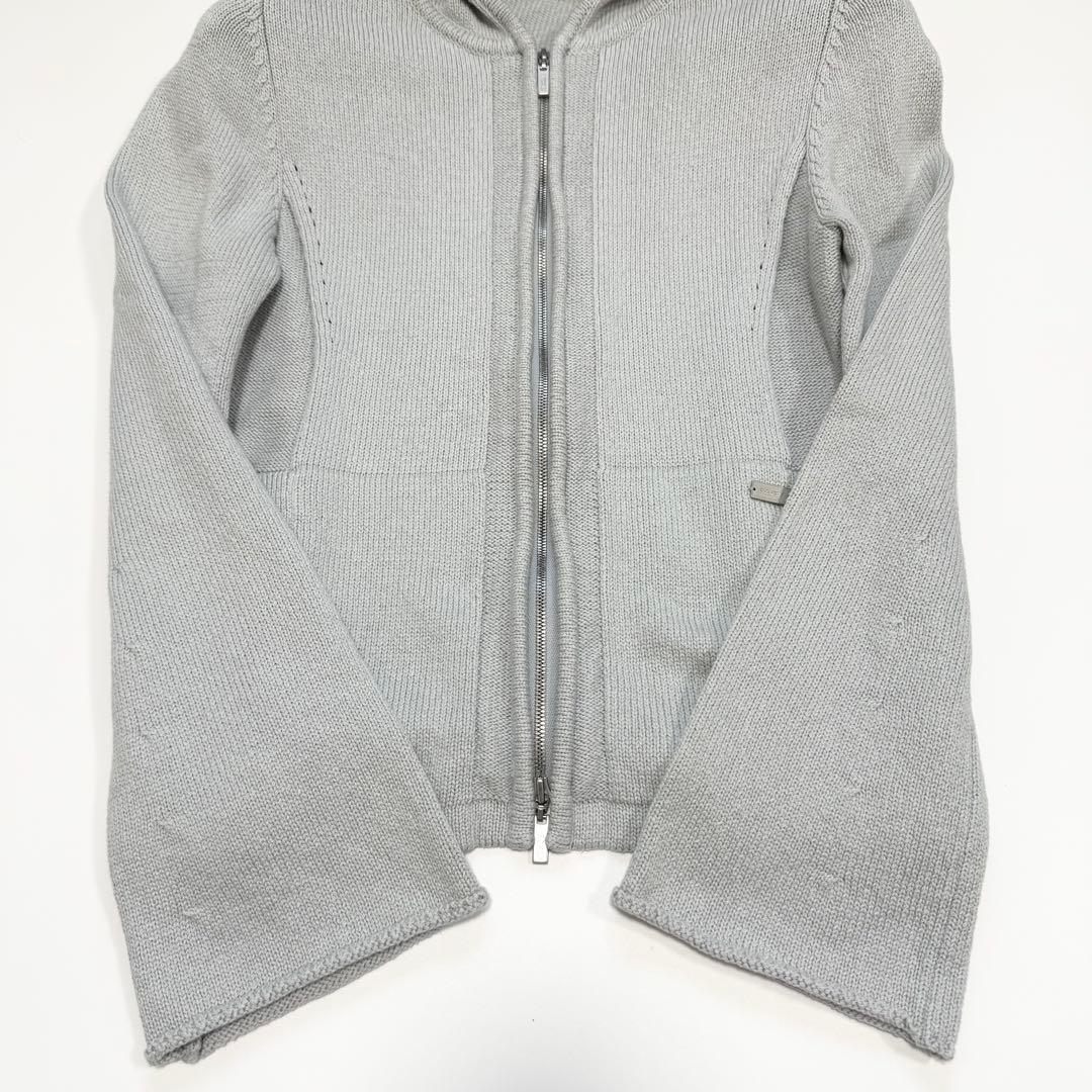 美品】フォクシー リリーパーカー コットン カーディガン フーディー