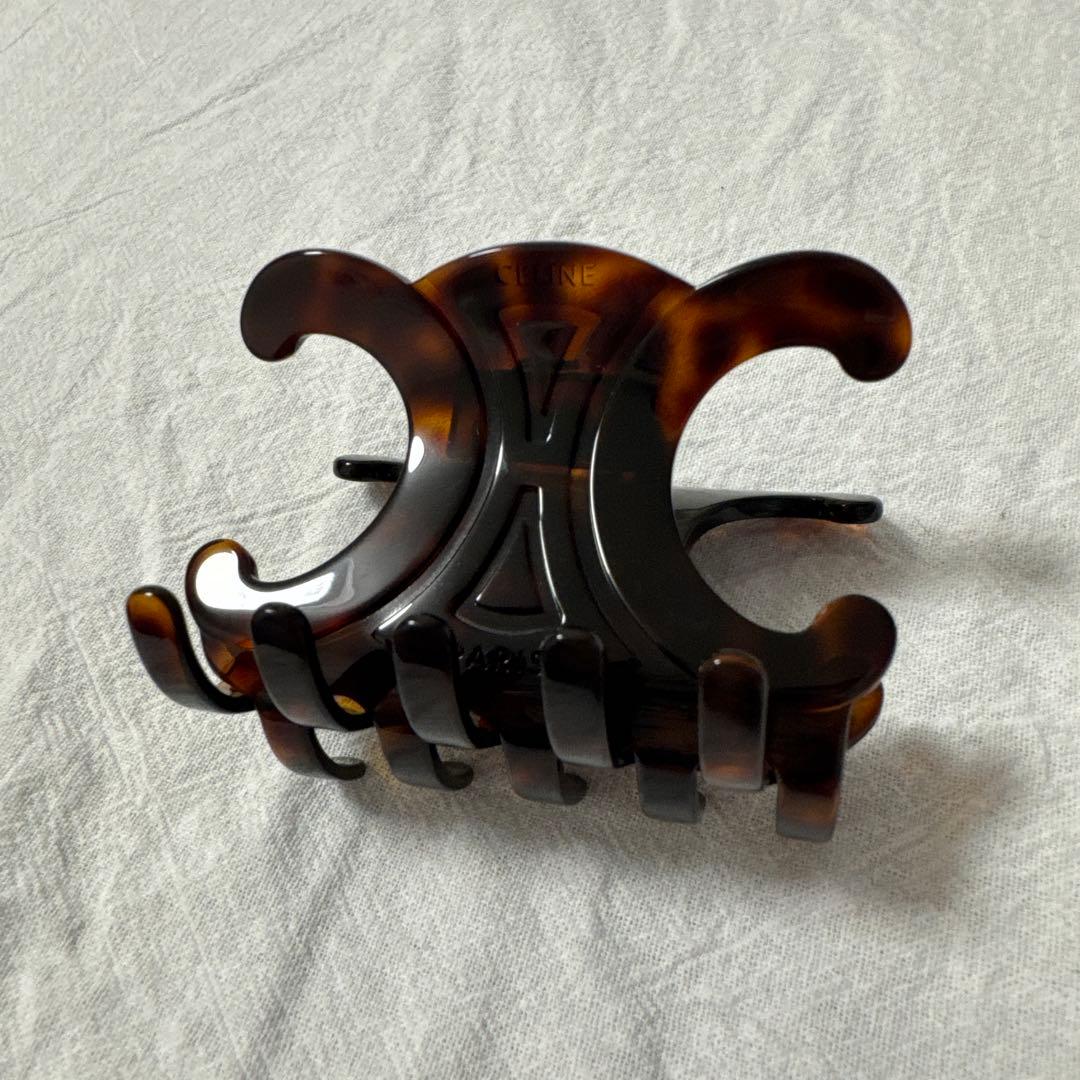 CELINE 波型デザイン ヘアクリップ 中型 CELINE 波型デザイン ヘアクリップ 中型