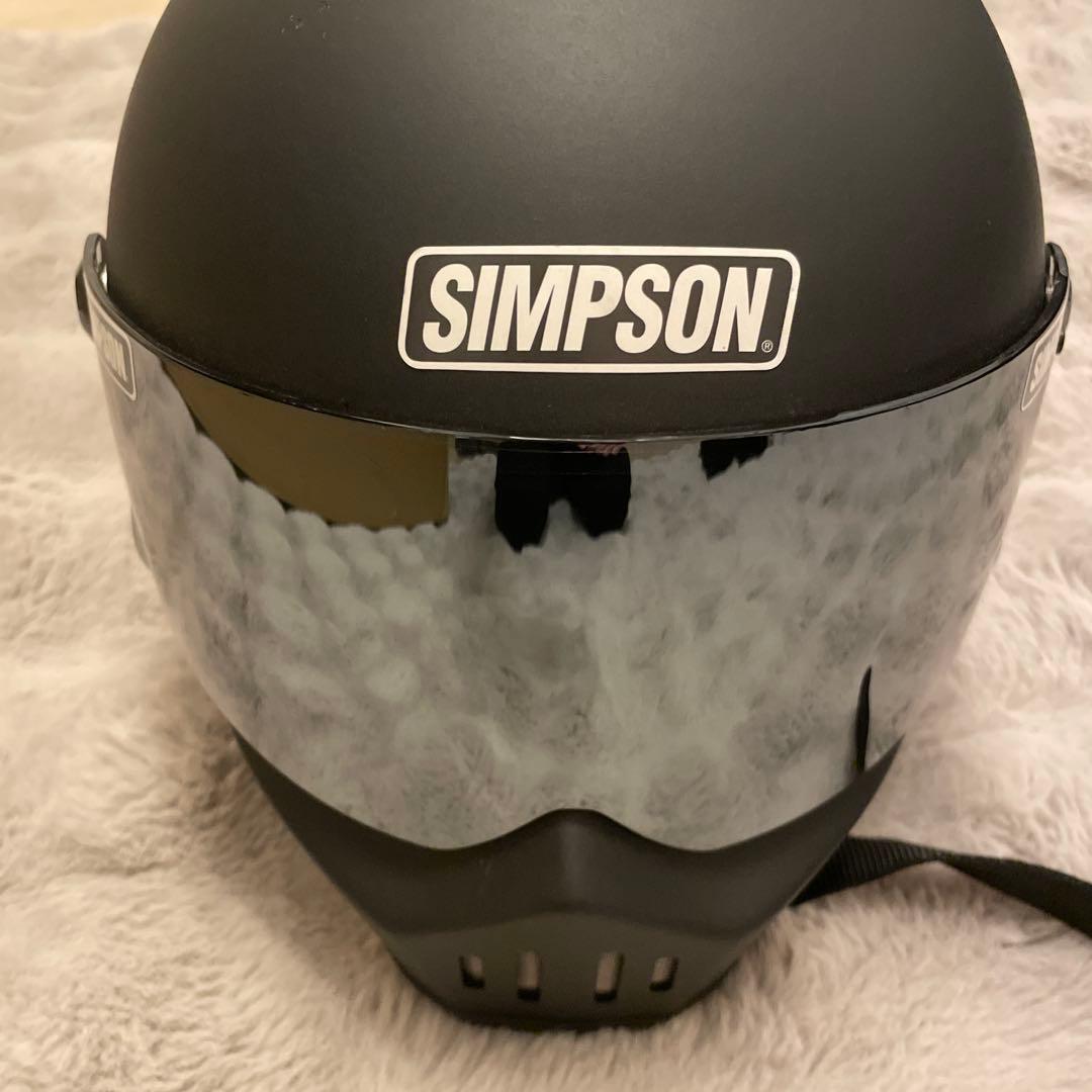 SIMSON フルフェイスヘルメット マットブラック SIMPSON speed フルフェイス ヘルメット マットブラック XL｜Yahoo