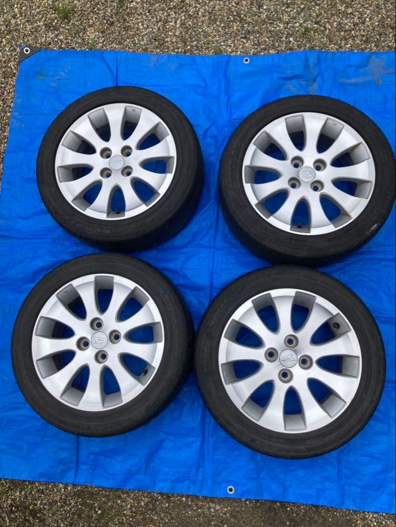 ダイハツ　クー　純正アルミホイール　15インチ 中古 ダイハツ純正 M411S クー ホイール アルミ 15インチ 6J 4穴 4本