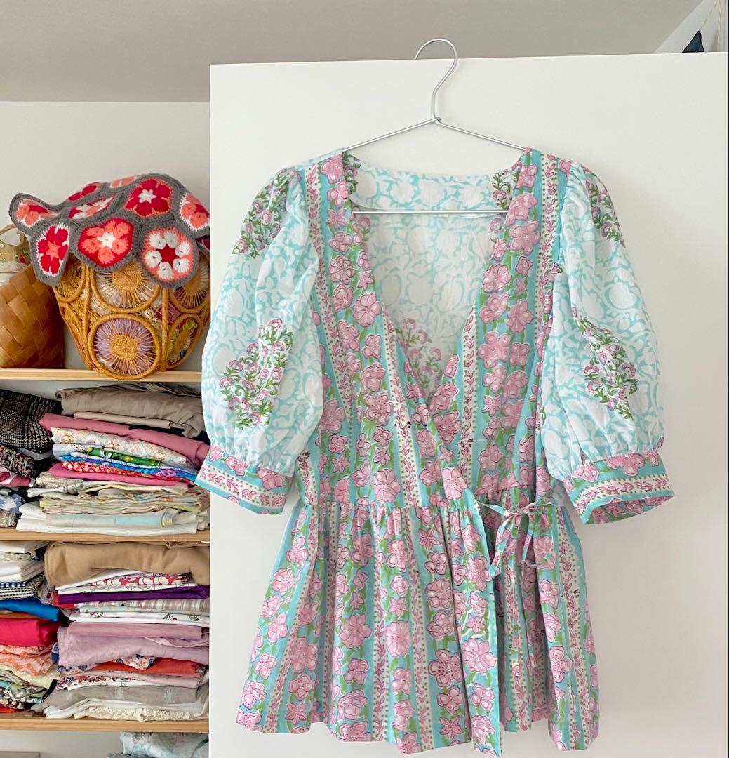 ラバリ風　カシュクールブラウス ラバリジャケット/ブラウス オリジナルタイプ/カシュクールブラウス H