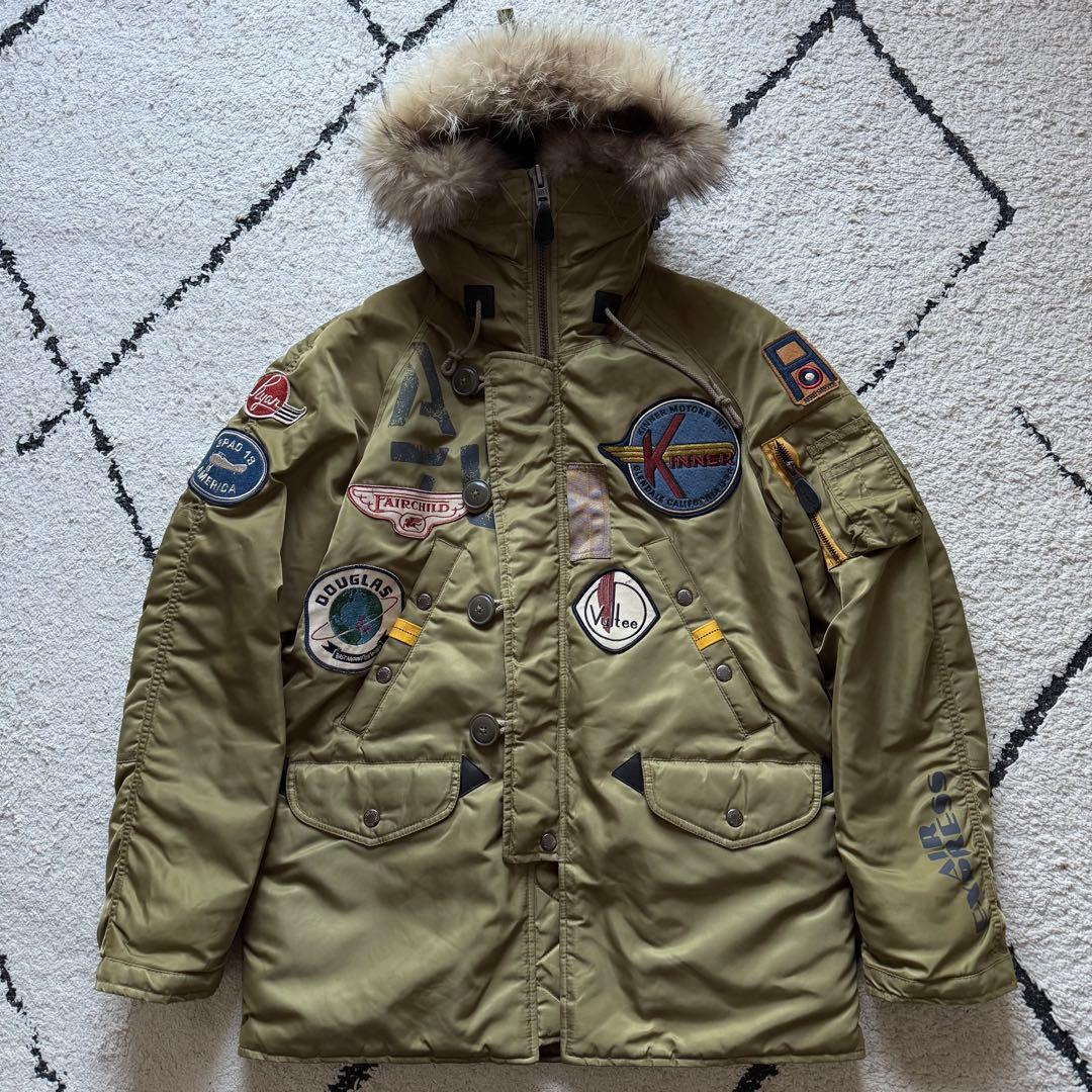 AVIREX N-3B フライトジャケット A.C.Cパッチド エアフォース　M AVIREX（アヴィレックス） N-3B ジャケット コマーシャル メンズ