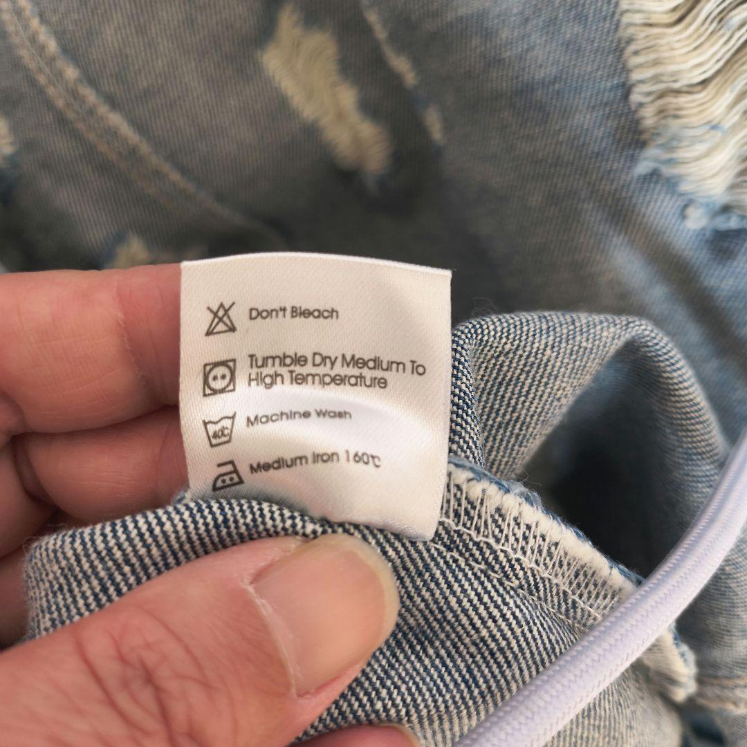 I love DIY ファー付き デニムジャケット Gジャン M 3way