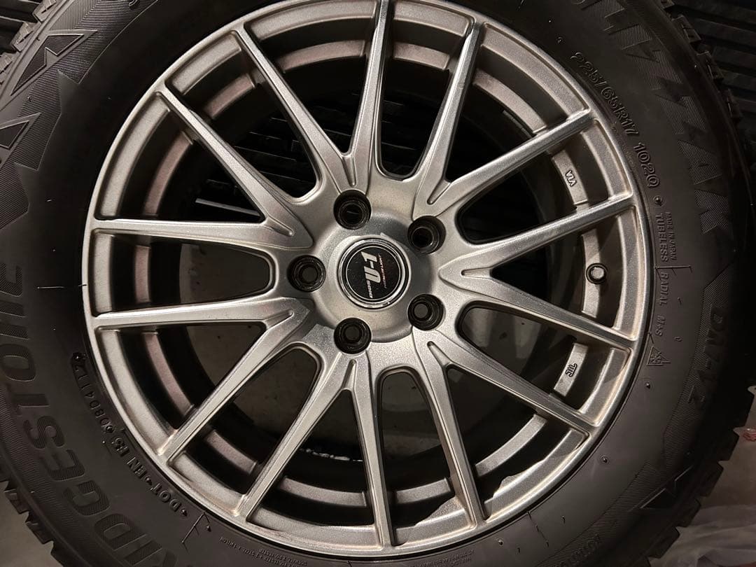 ブリヂストン スタッドレスタイヤ 17インチ マナレイホイールセット マナレイ マナレイスポーツ 17インチアルミホイール 7J ＋50 5H PCD100