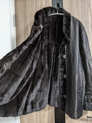 A929 シェアード　リアルファー　毛皮　シルク　リバーシブルコート　ライナー 楽天市場】高級 毛皮コート メンズ シェアードミンク シルク